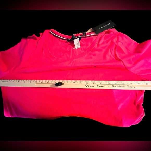 TOMMY Hilfiger Pink Short Sleeve Knit Dress XL NWT - Picture 9 of 10